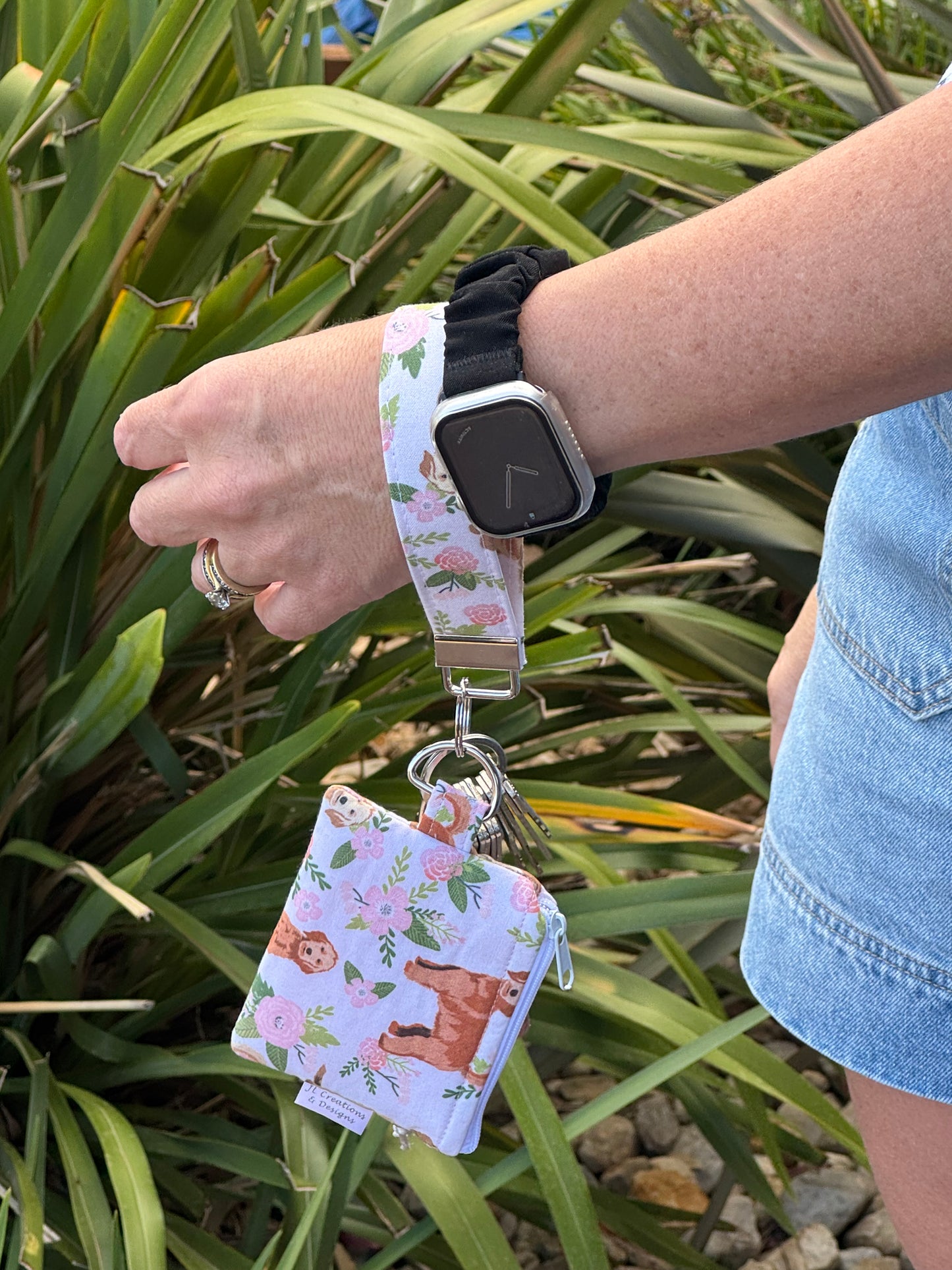 Coin Purse - Blue Paisley Bloom