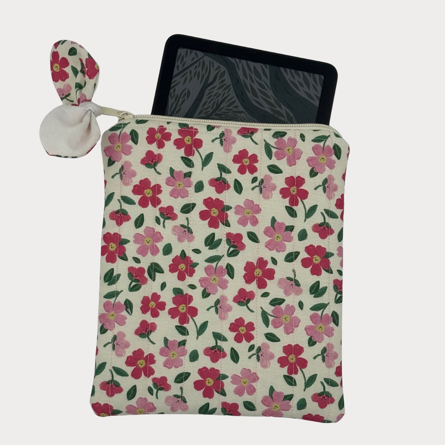 E-reader Case (Kindle or Kobo) - Blush Wildflowers