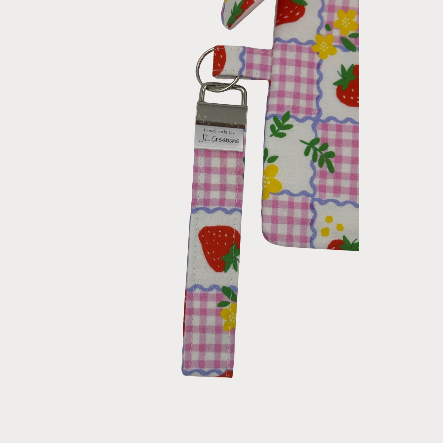 Wristlet Purse with attached Key Fob - Fruitti Tutti