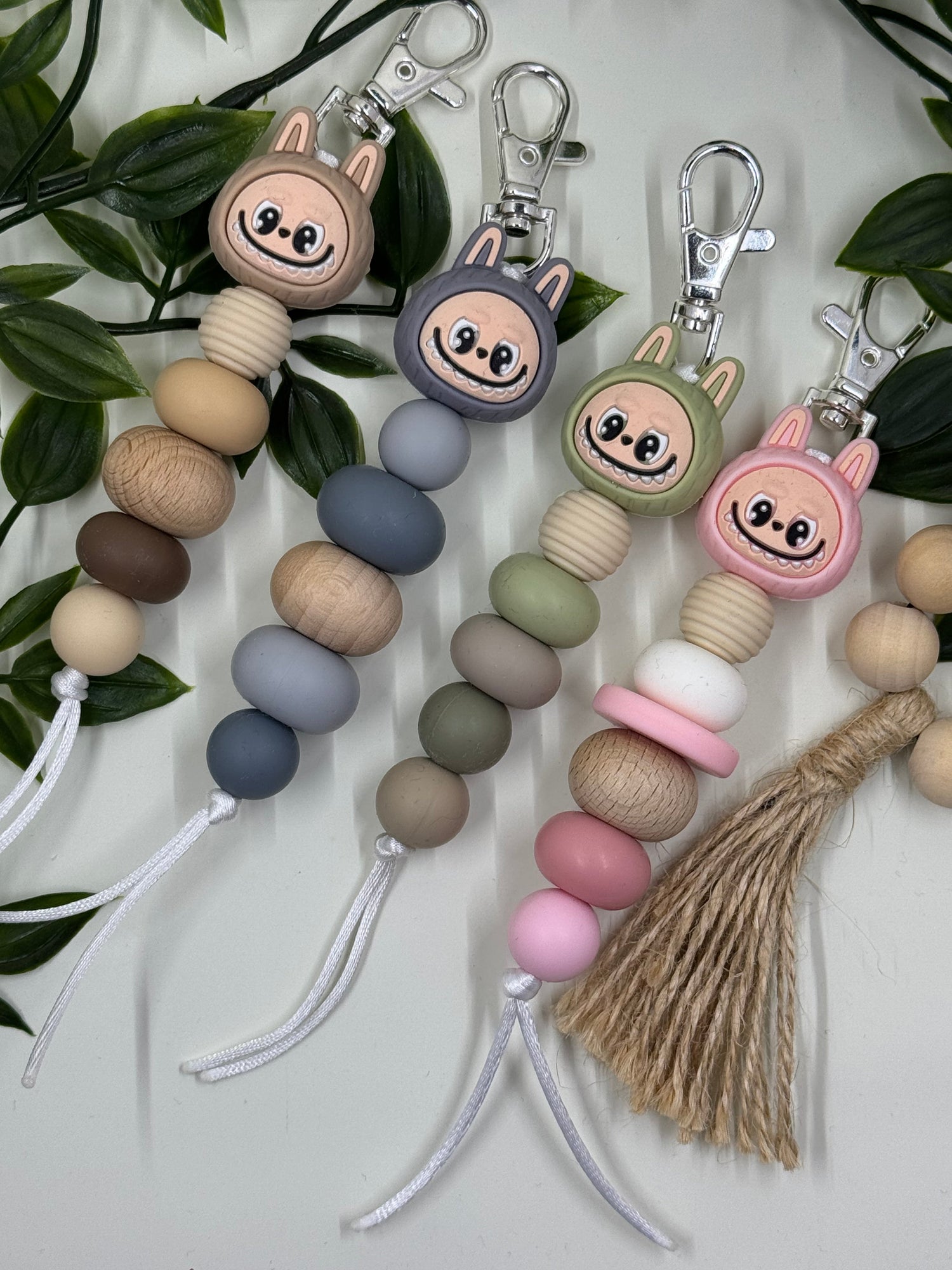 Labubu Beaded Keyrings