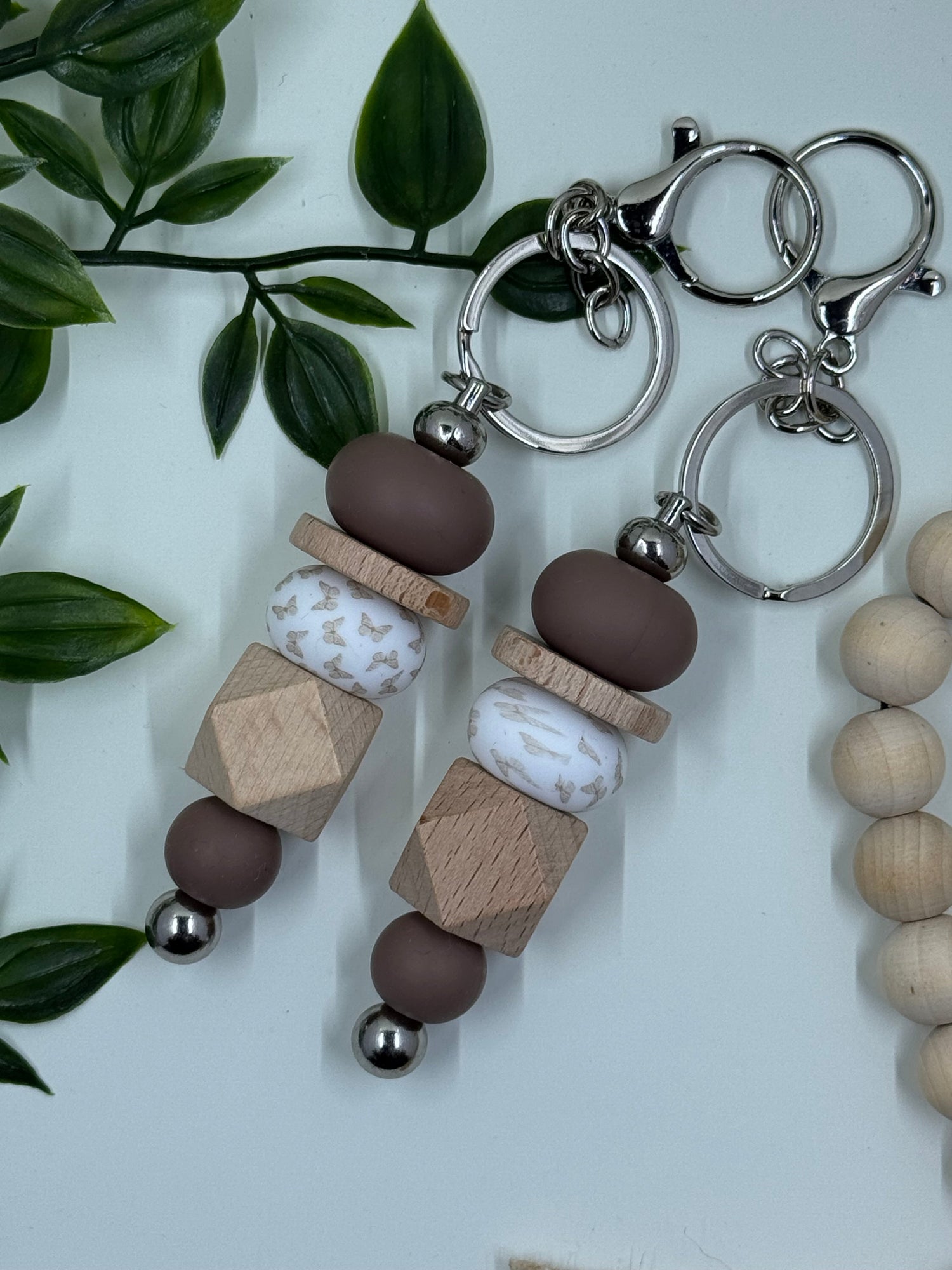 Beaded Bar Keyrings