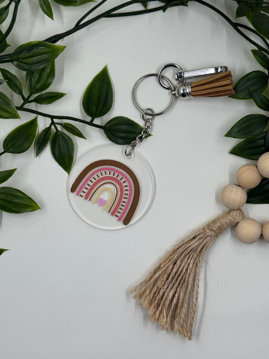Acrylic Rainbow Keyrings