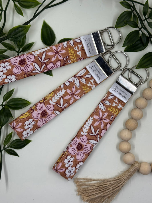 Key Fobs - Rust Autumn Sun