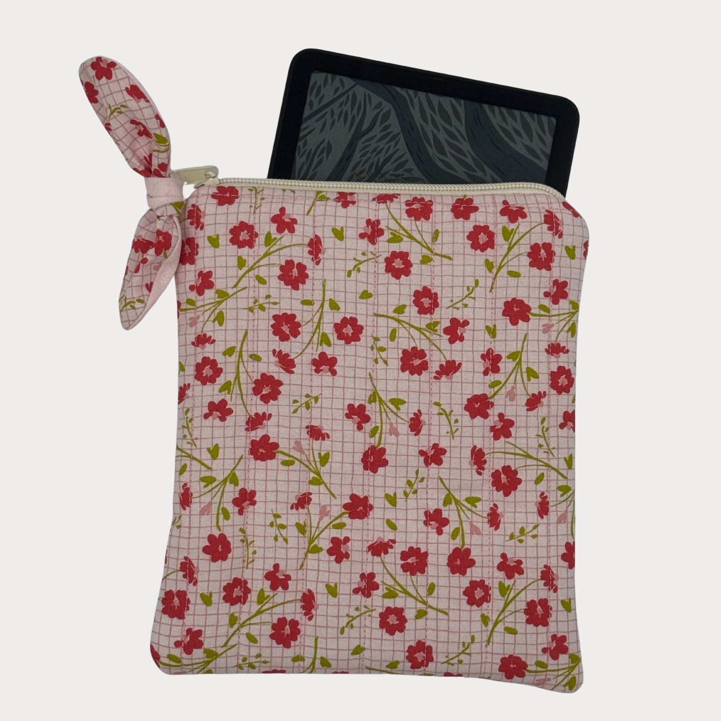 E-reader Case (Kindle or Kobo) - Pink Posy Blossom