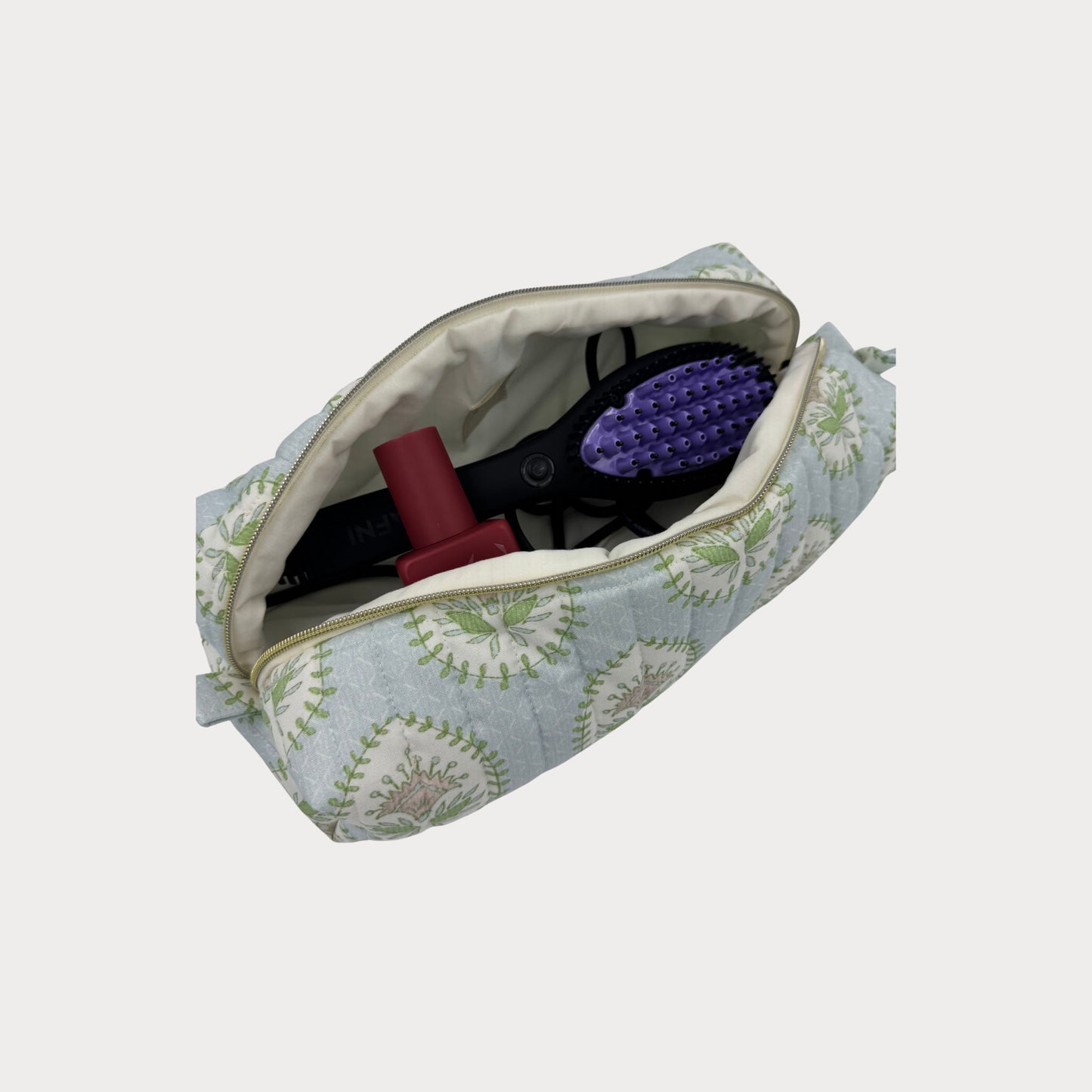 Hair Tool Bag - Sage Fern Blue