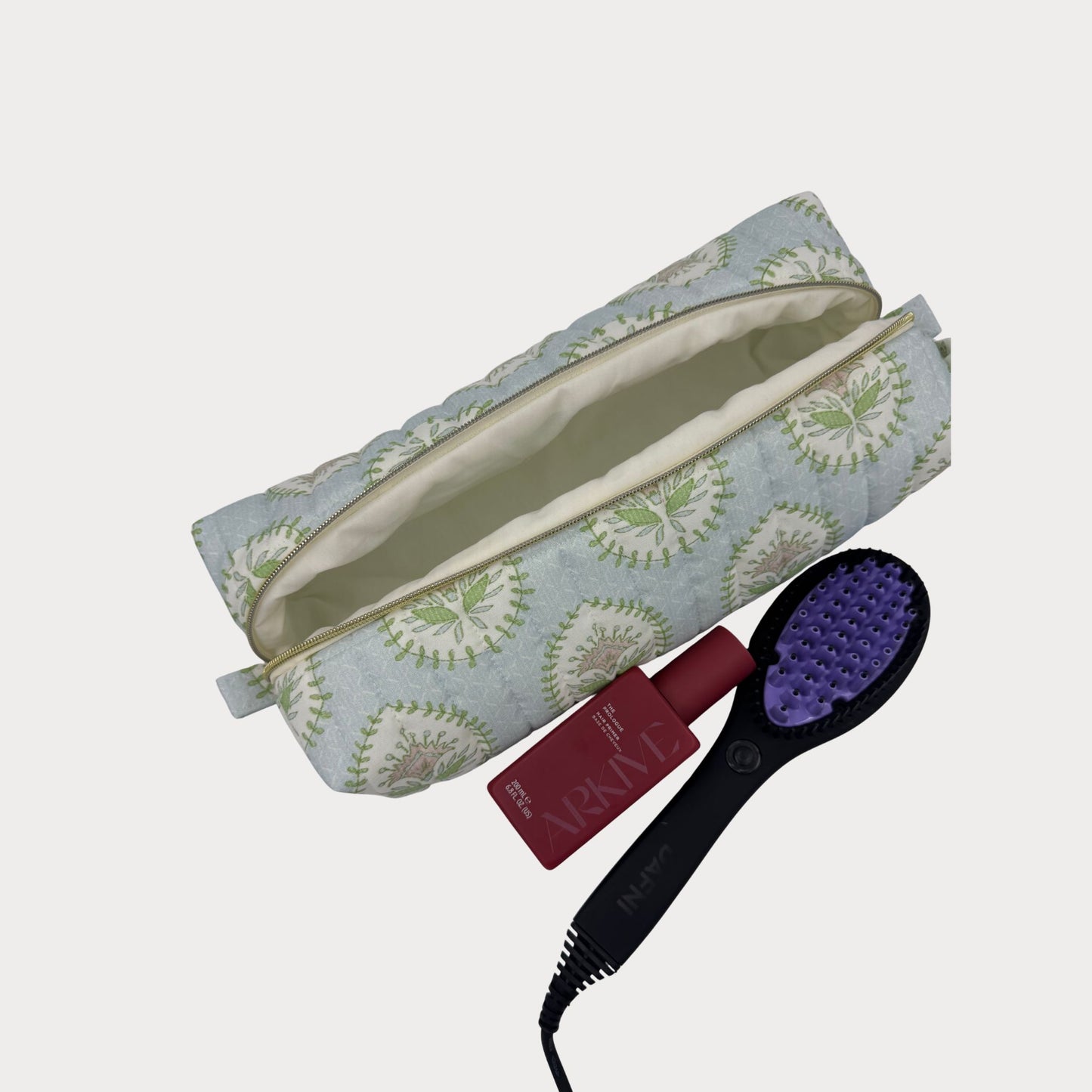 Hair Tool Bag - Sage Fern Blue