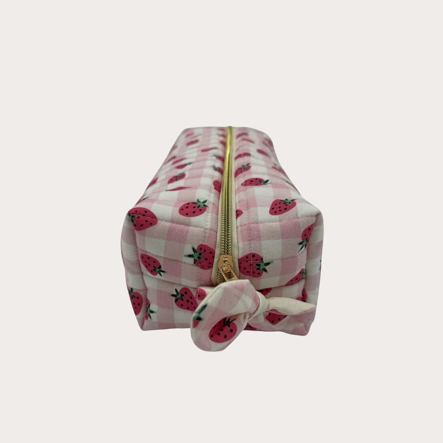 Hair Tool Bag - Strawberry Check
