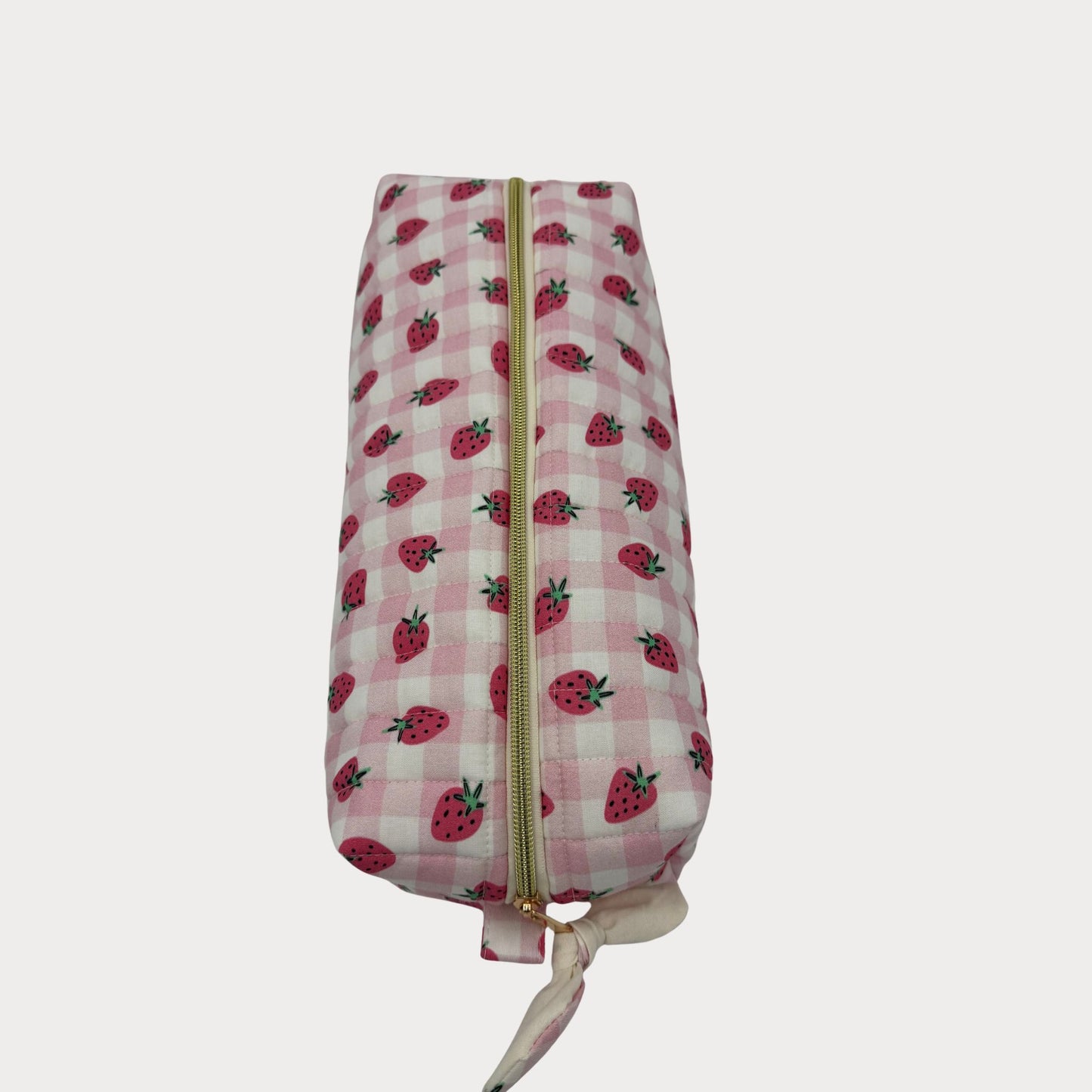 Hair Tool Bag - Strawberry Check