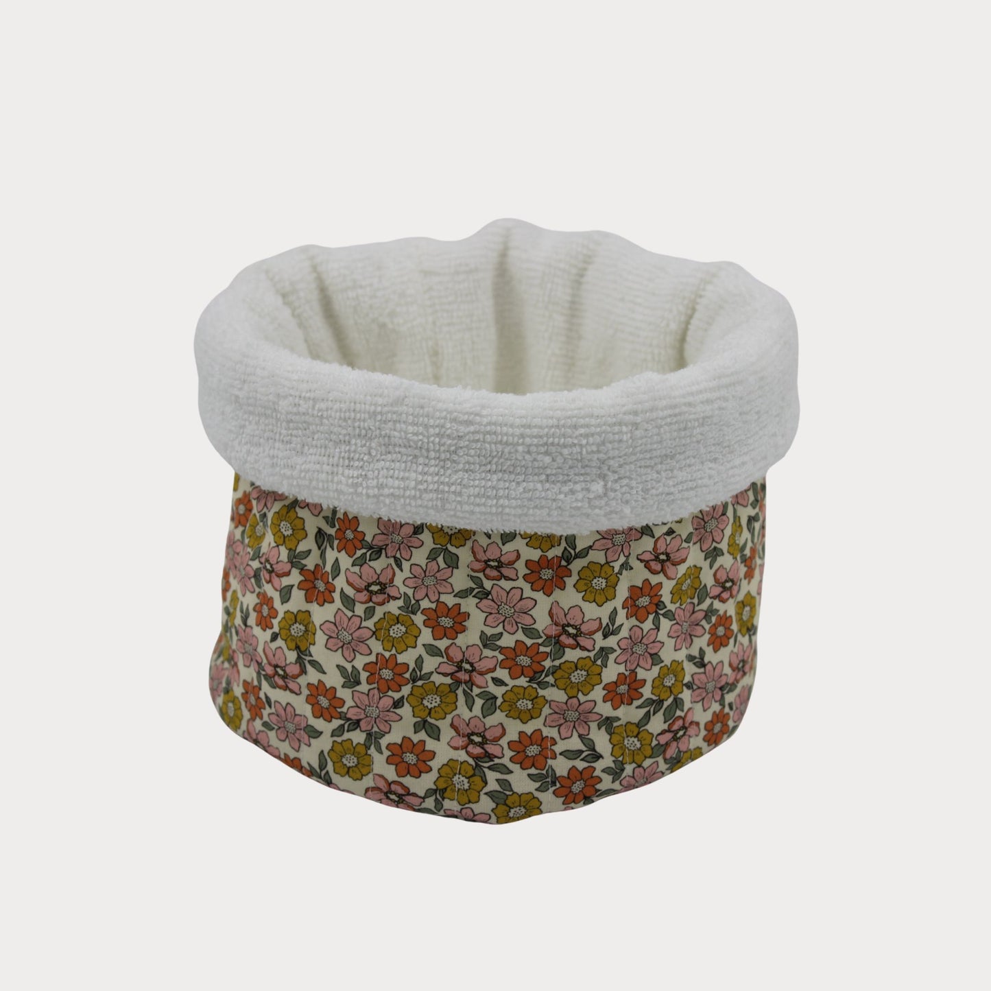 Fabric Vanity Storage Baskets - Bonnie Vintage Floral